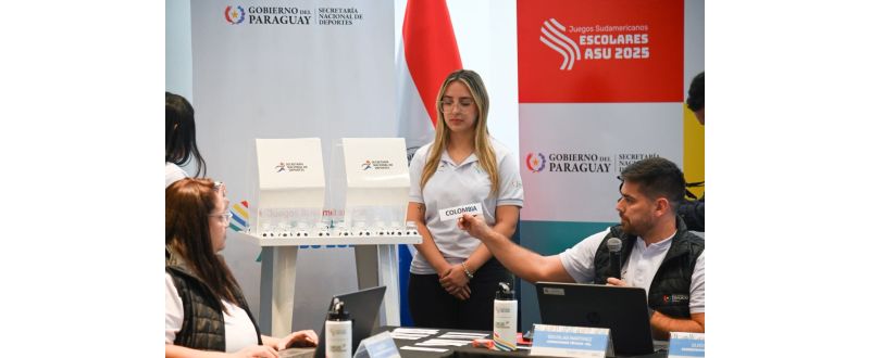 Grupos definidos para el Sudamericano Escolar